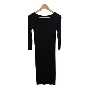 Zara & Abercrombie & Fitch midi 3/4 sleeve knit dresses medium